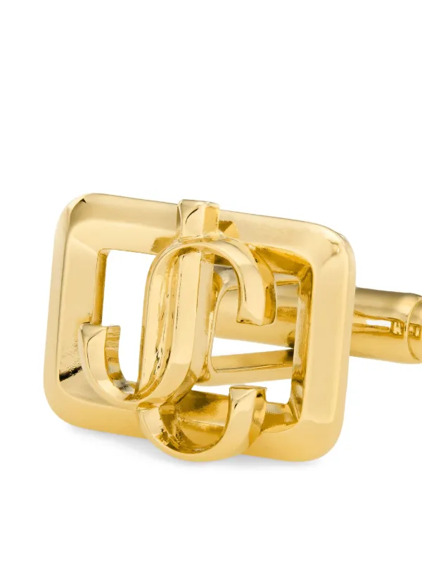 Jimmy Choo Square JC Cufflinks | Gold | FARFETCH ID