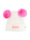 Billieblush pompom beanie hat - White