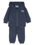 Kenzo Kids logo-print track suit - Blue