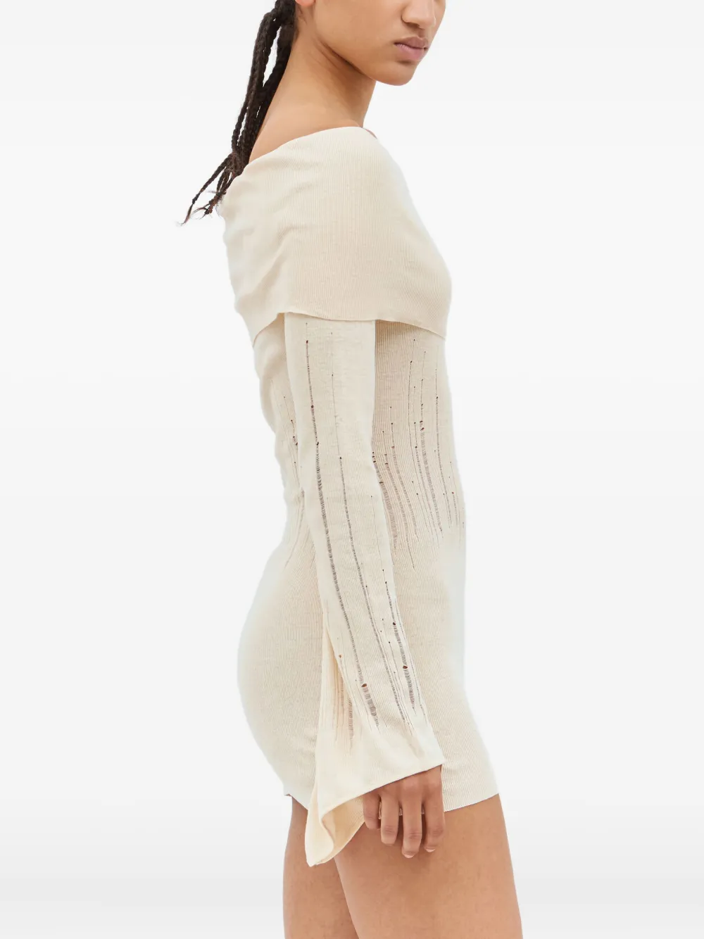 Aya Muse Deva mini-jurk - Beige
