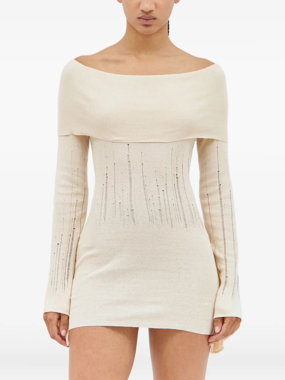 Aya Muse Deva mini dress | Neutrals | Image 1