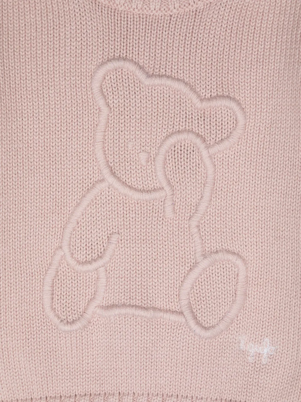 Il Gufo Bear katoenen trui Roze