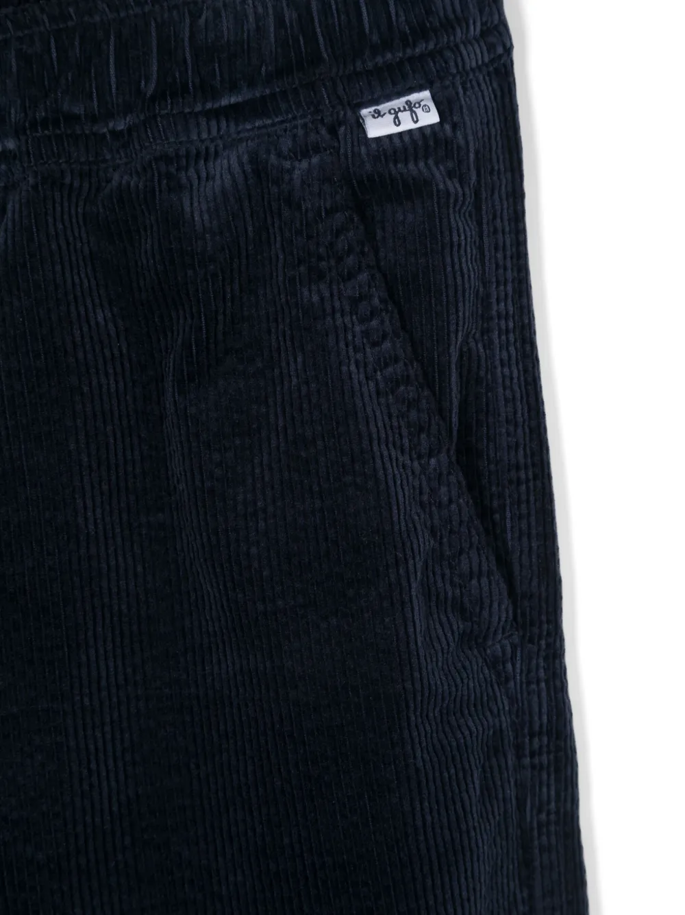 Il Gufo Fluwelen wortelbroek Blauw