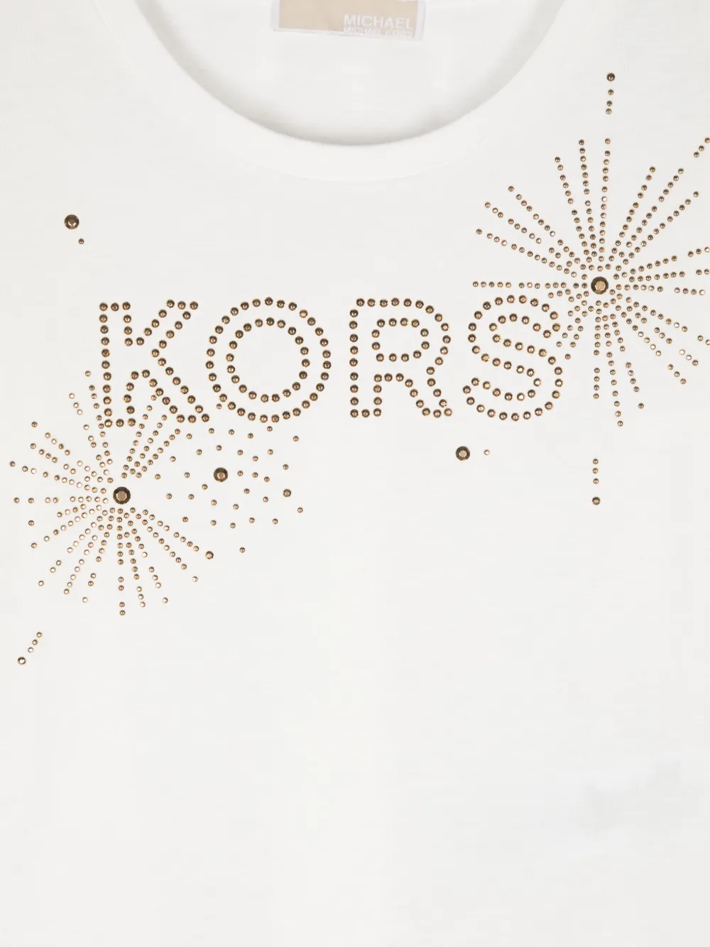 Michael Kors Kids T-shirt verfraaid met logo Wit