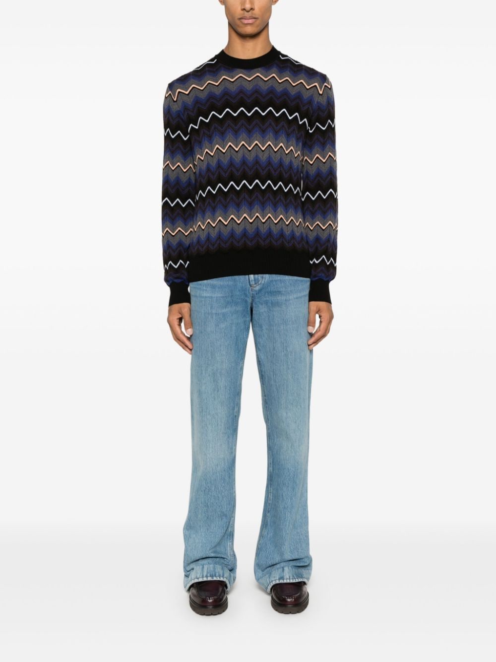 Missoni Zigzag sweater - Zwart