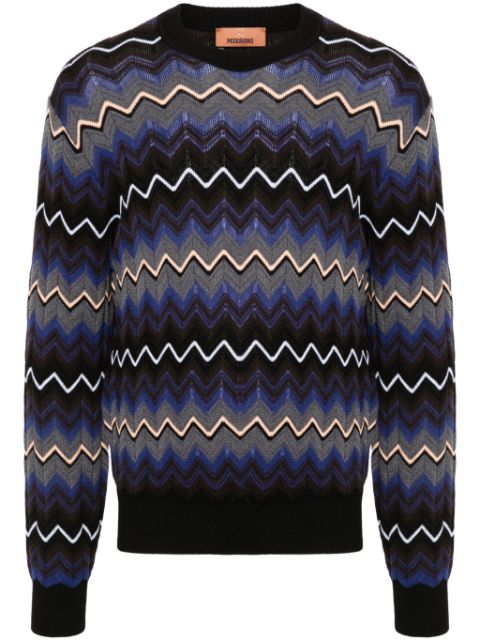 Missoni pull à motif zig-zag