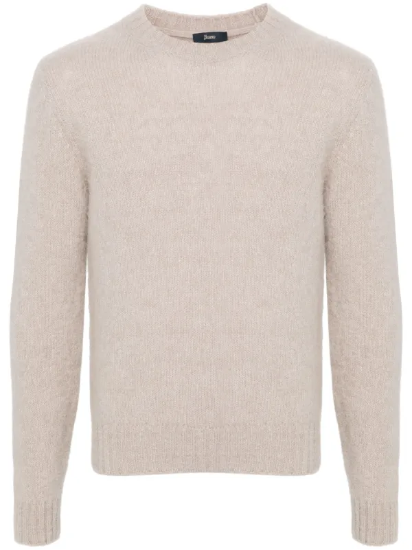 Herno Brushed-finish Sweater in Neutrals