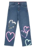 Billieblush heart-motif jeans - Blue