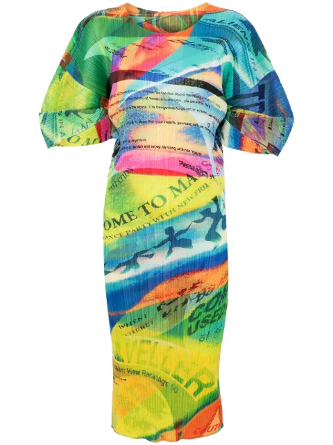 Pleats Please Issey Miyake Voyager midi dress