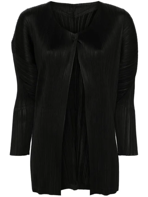 Pleats Please Issey Miyake chamarra plisada