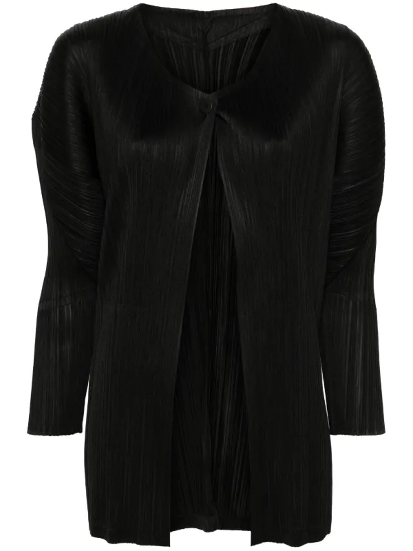 PLEATS PLEASE／ISSEY MIYAKE 　プリーツジャケット Pleats Please Issey Miyake プリーツ ジャケット | ブラック