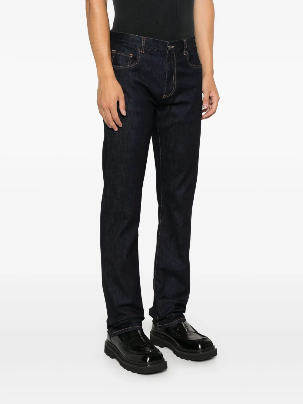 Canali Skinny jeans Blauw