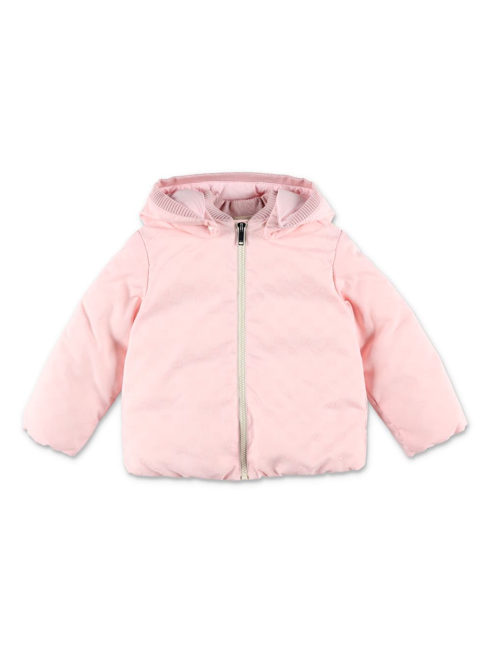 Gucci Kids Katoenen gewatteerd jack Roze