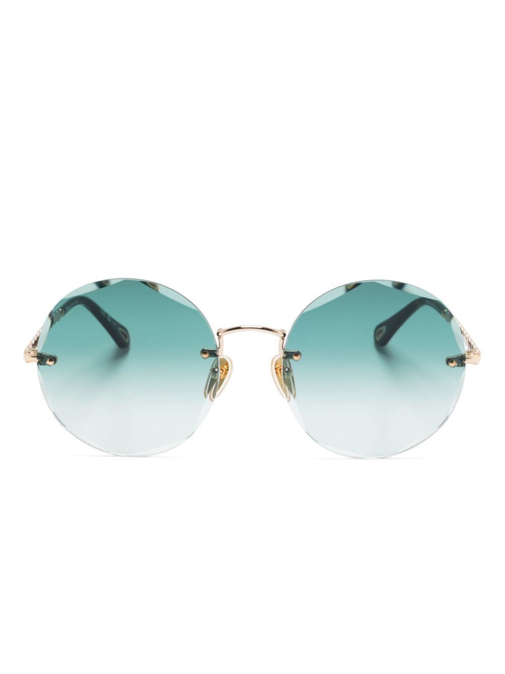 Chloé Eyewear round-frame sunglasses - Gold