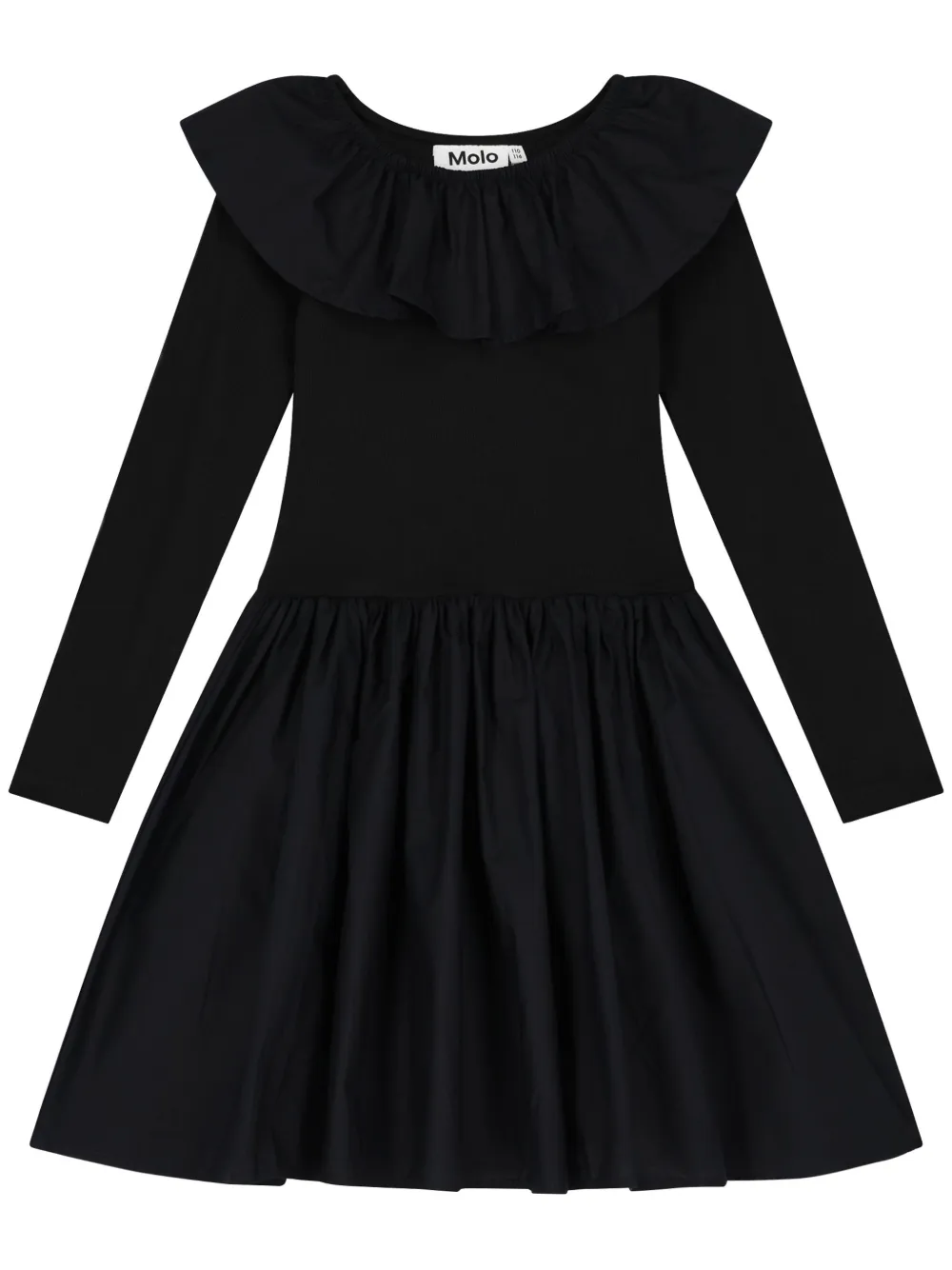Molo Organic Cotton Dress | Black | FARFETCH