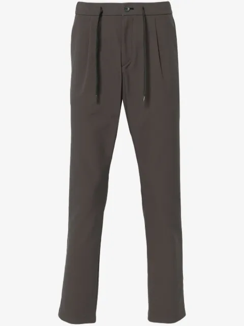 Herno plead-detail trousers 