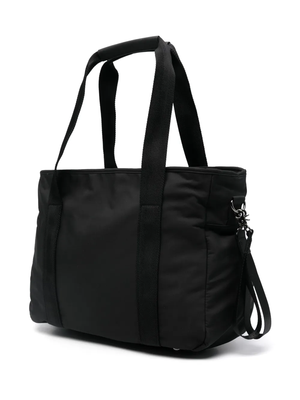 BOSS Kidswear Luiertas met logopatch - Zwart