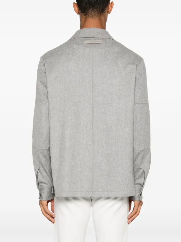 シャツ Z Zegna 'Alba' overshirt Oasi Cashmere Alba Overshirt SS25 23180034 | Zegna US