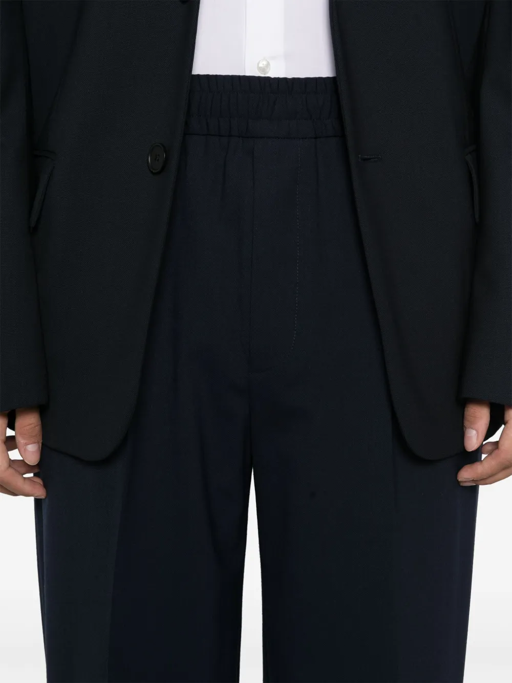 Zegna Broek met geplooid detail Blauw