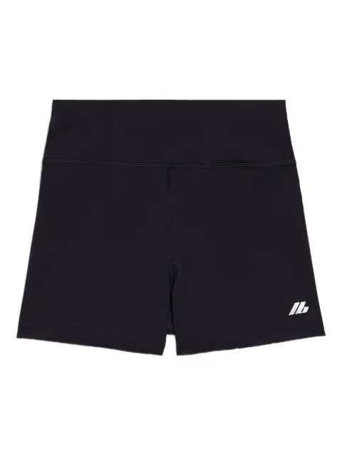 Balenciaga shorts de ciclismo con logo estampado