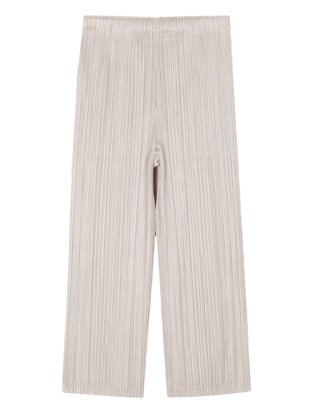 Pleats Please Issey Miyake Thicker Bottoms 1 broek - Beige