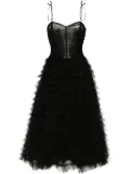 Ana Radu tiered maxi dress - Black