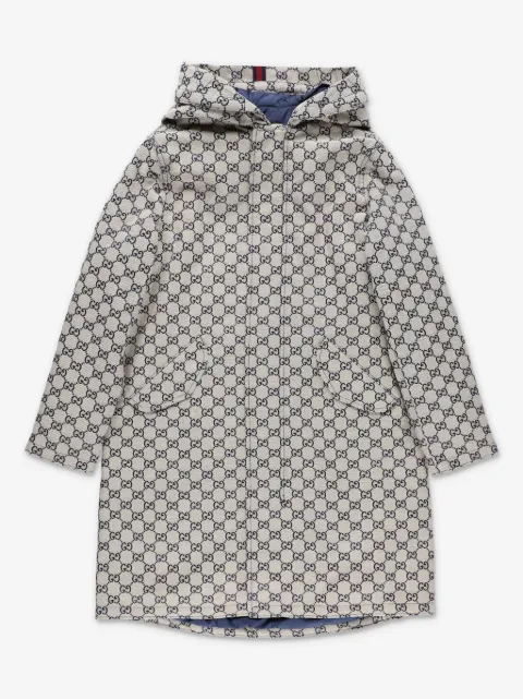 Gucci Kids GG canvas hooded jacket