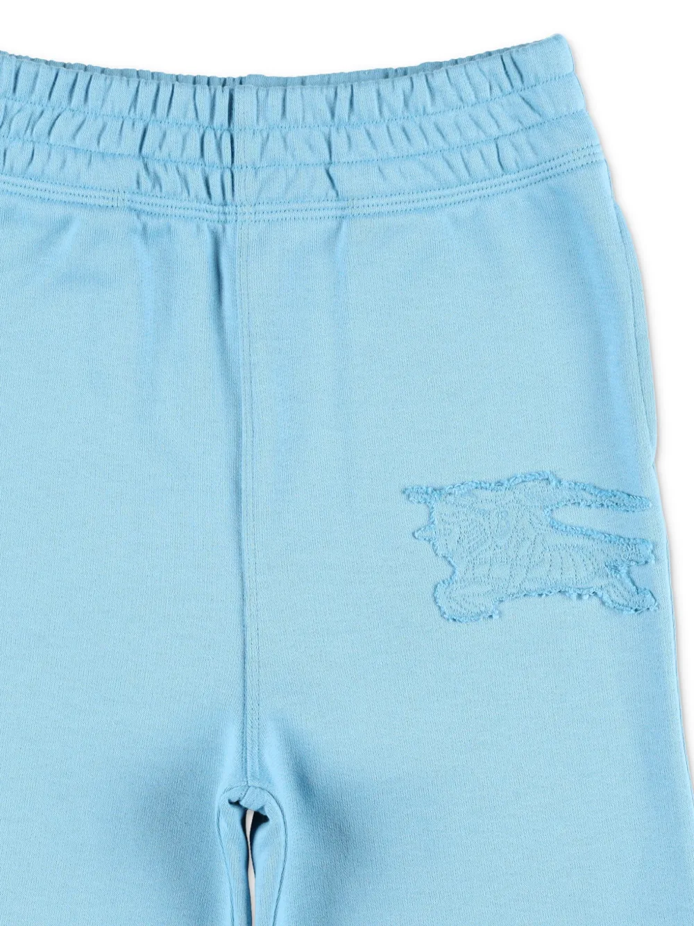 Burberry Kids EKD katoenen trainingsbroek Blauw