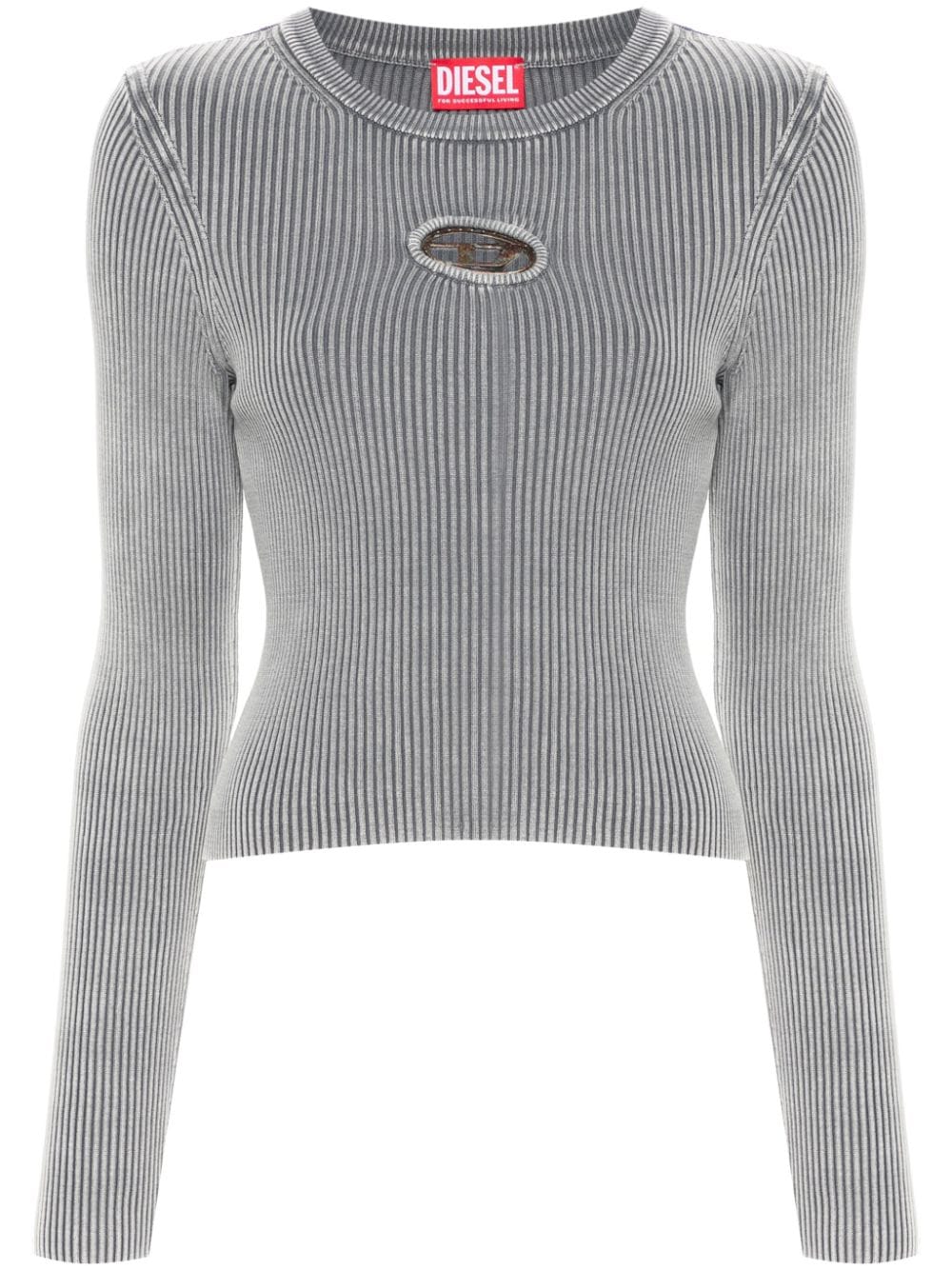 Shop Diesel M-clarksville-r Top In Grey