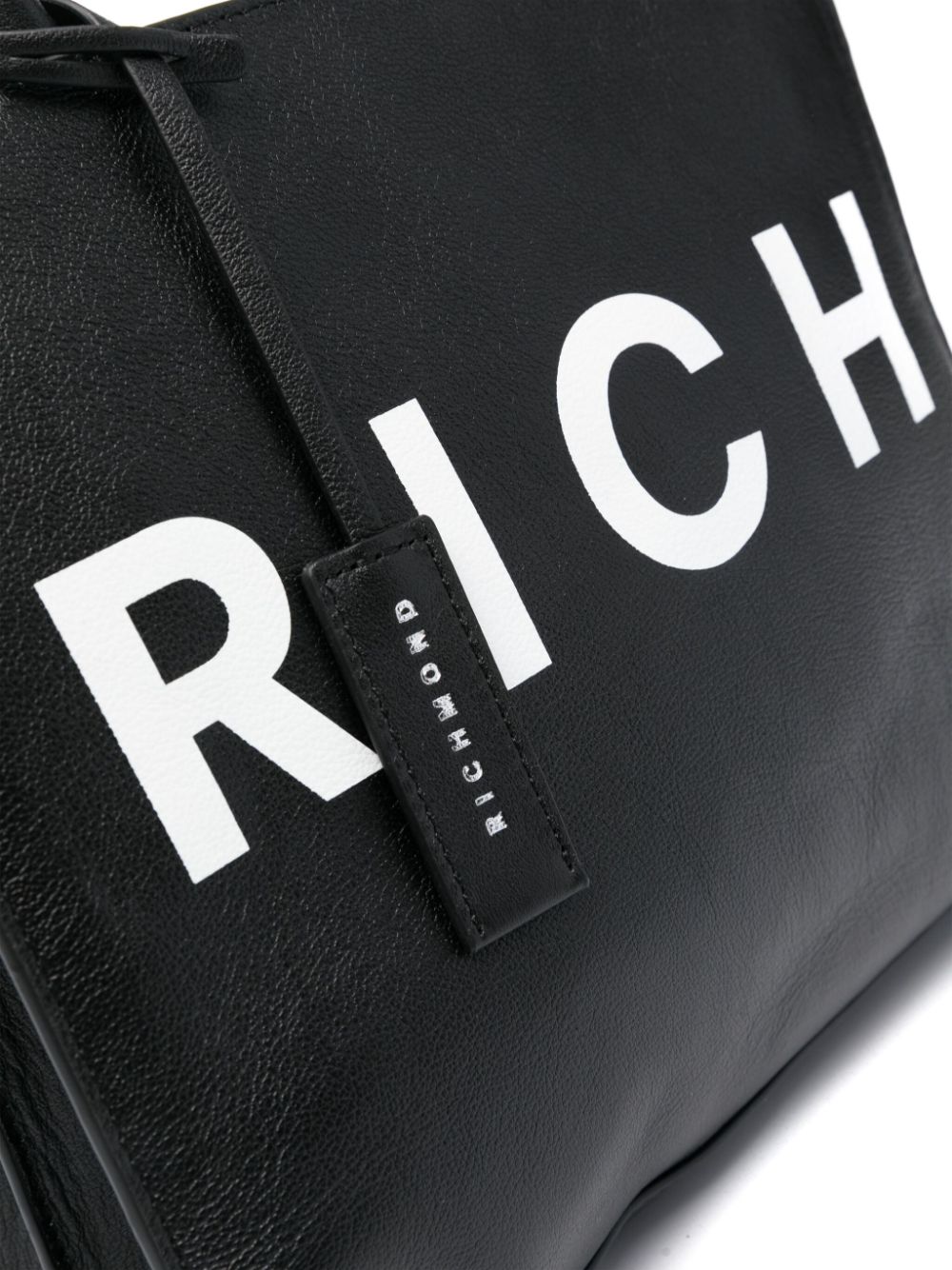 Shop John Richmond Logo-print Tote Bag In Black