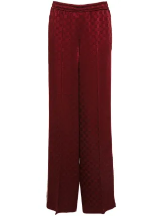Gucci GGジャカード イージーパンツ | レッド | FARFETCH JP