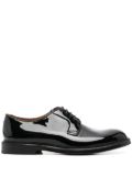 Doucal's patent Derby shoes - Black