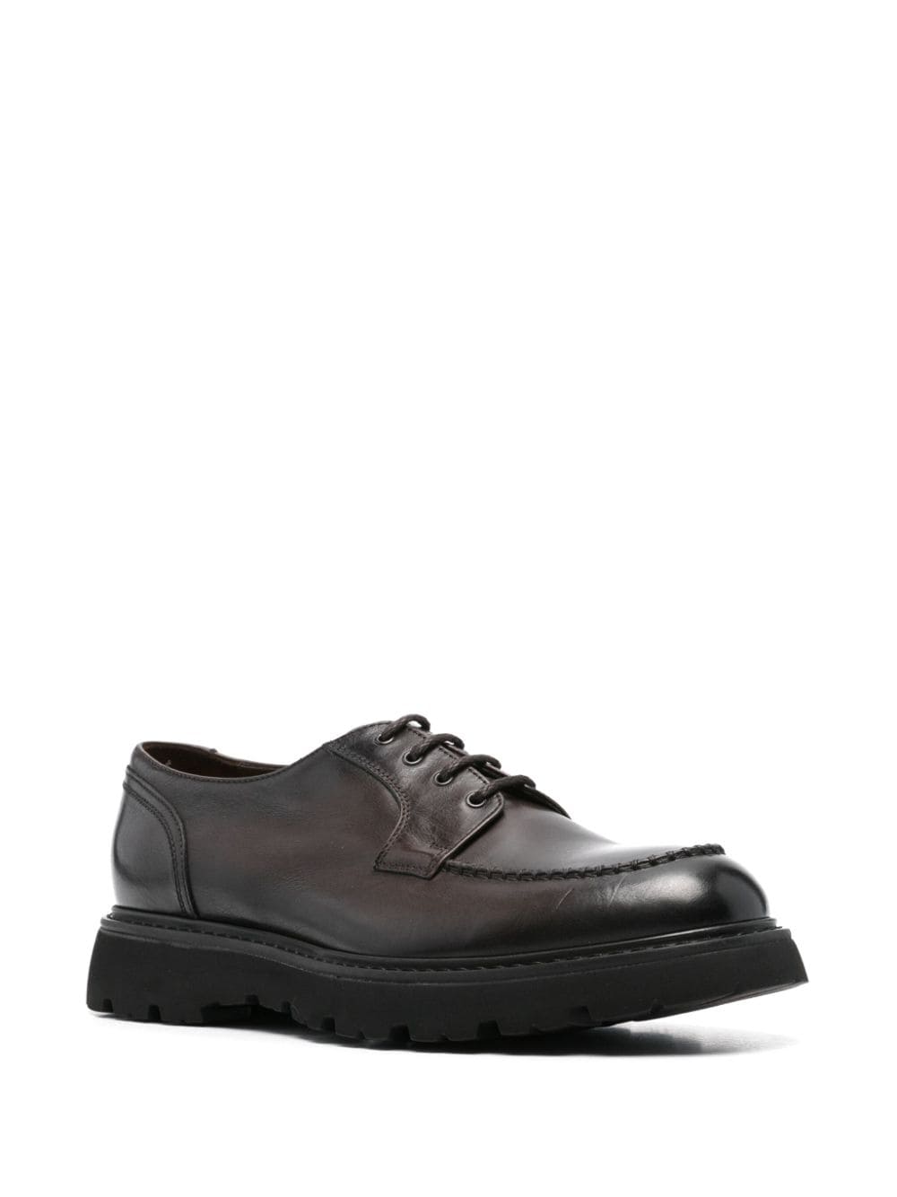 Doucal's leather Derby shoes - Bruin