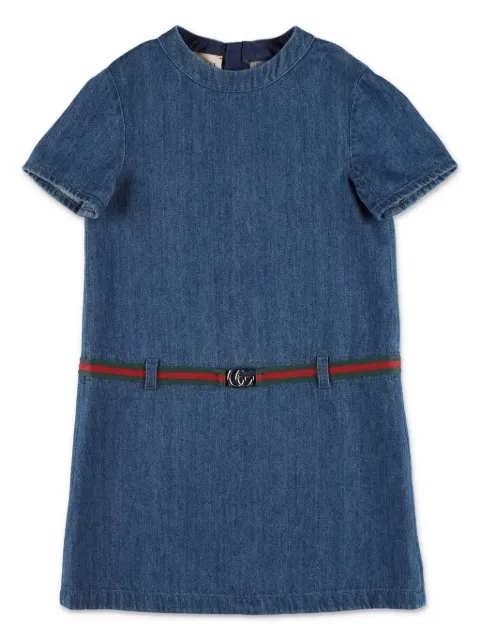 Gucci Kids Web denim dress