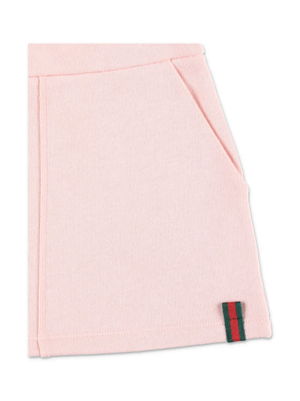 Gucci Kids Katoenen rok met Web-streep Roze