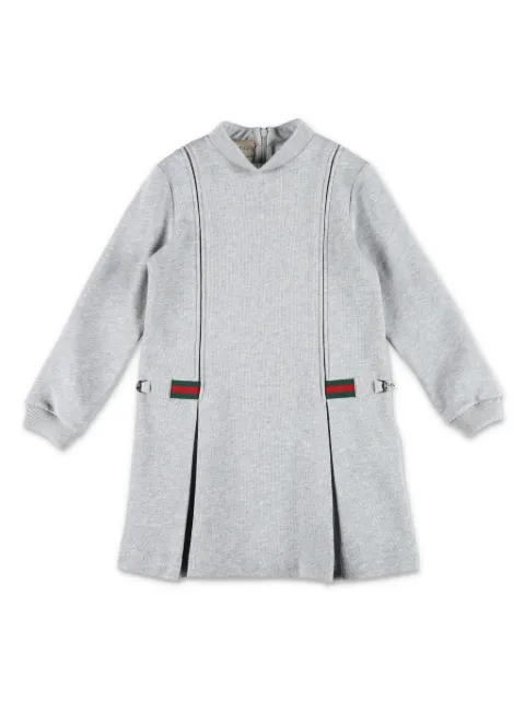 Gucci Kids web-stripe cotton dress