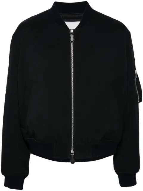 Jil Sander chamarra bomber capitonada