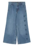 Billieblush heart-print jeans - Blue