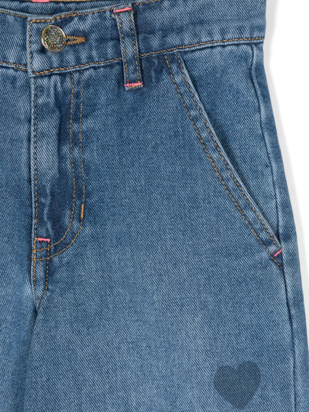 Billieblush Jeans met hartprint Blauw