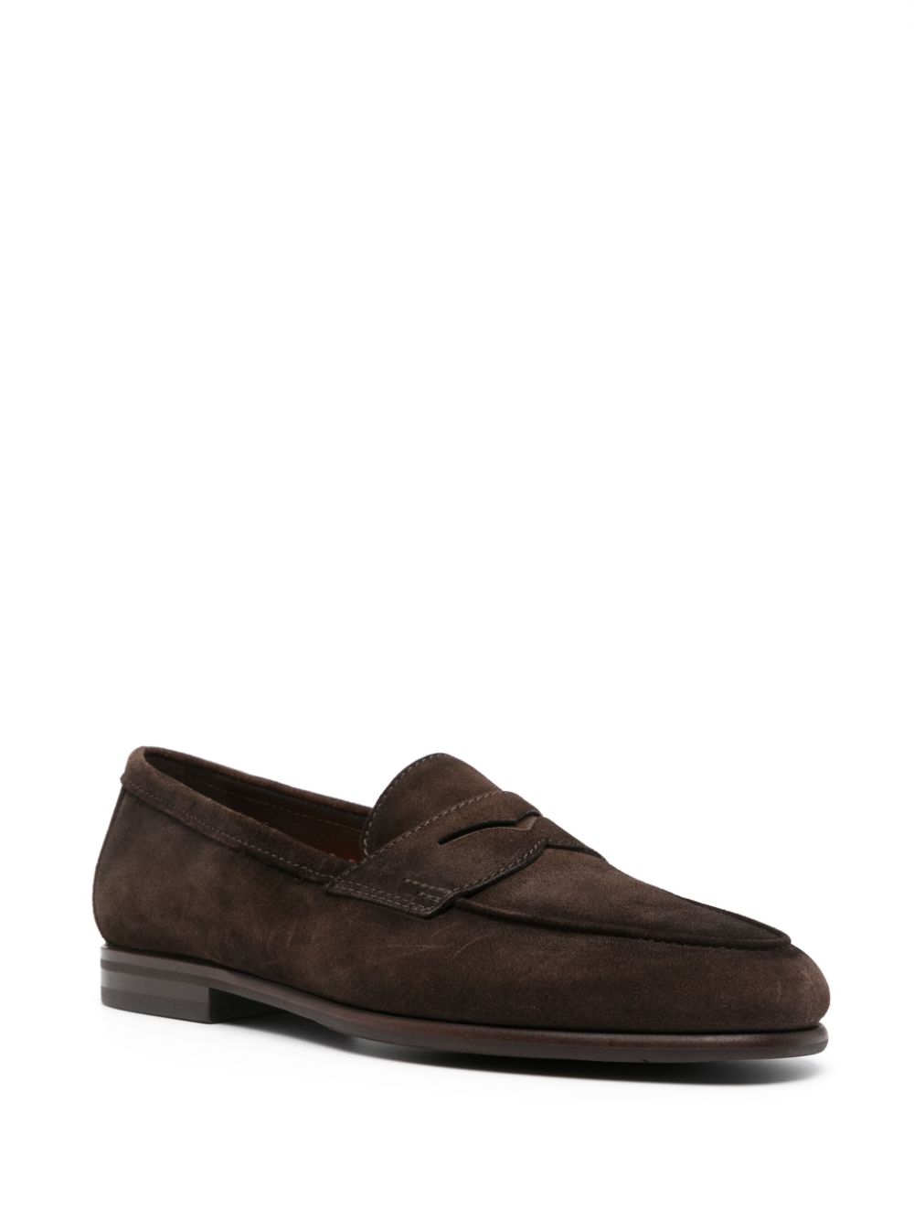 Santoni Carlo loafers - Bruin