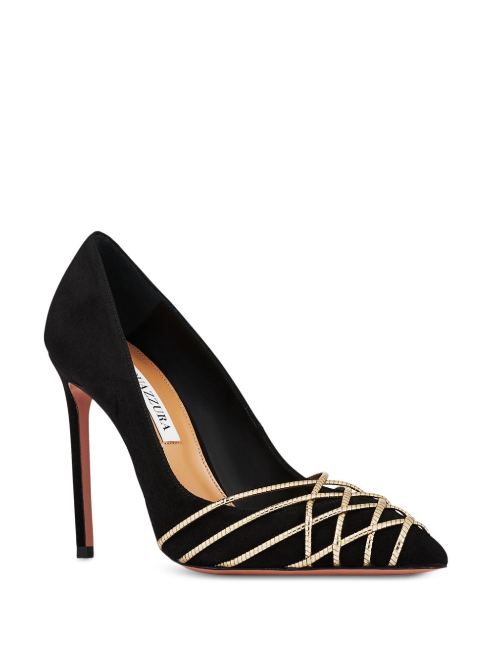 Aquazzura 105mm magnetische pomp - Zwart