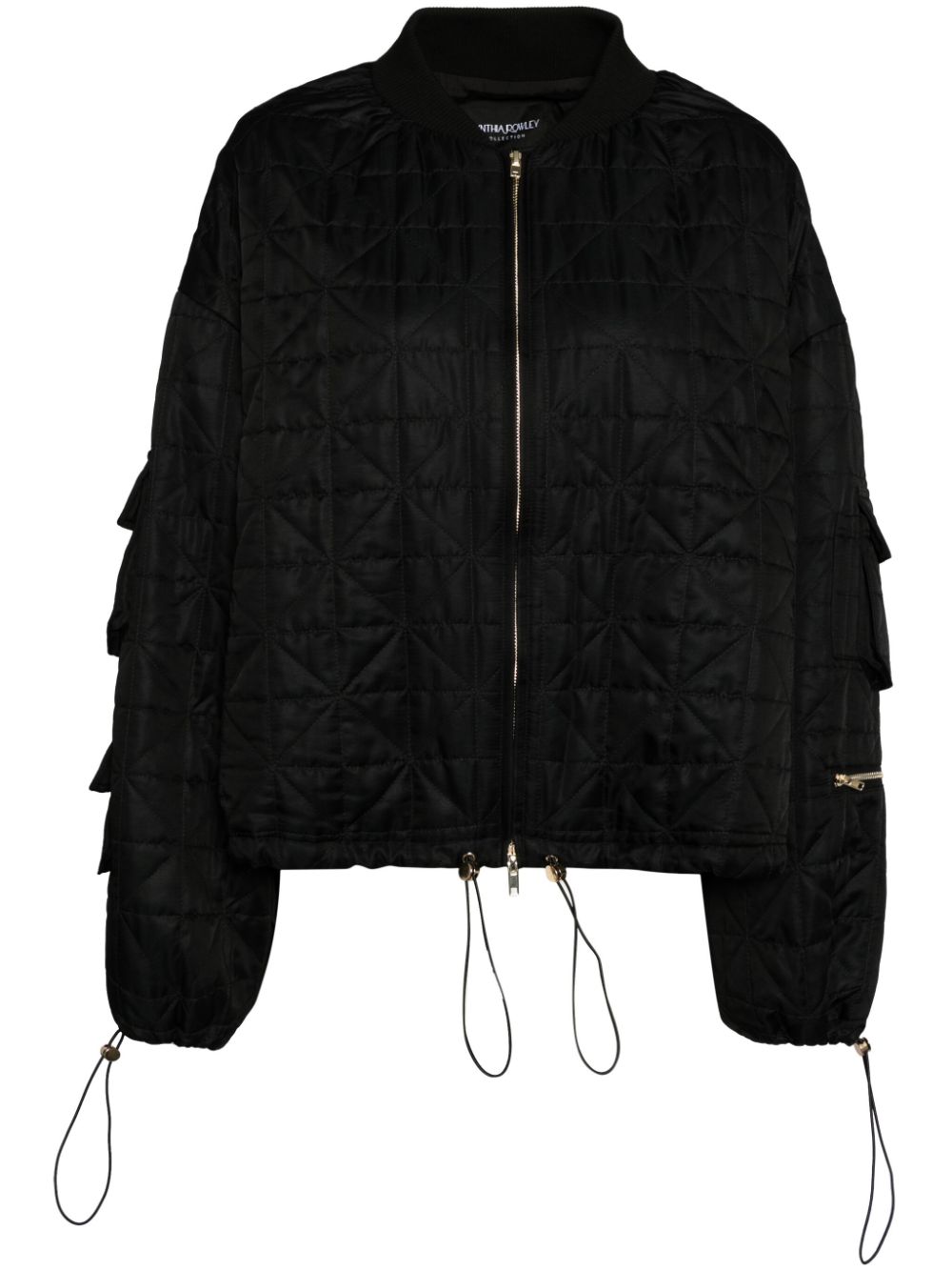 quilted bomber jacket