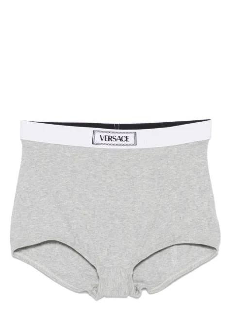 Versace 90s logo-waistband ribbed briefs