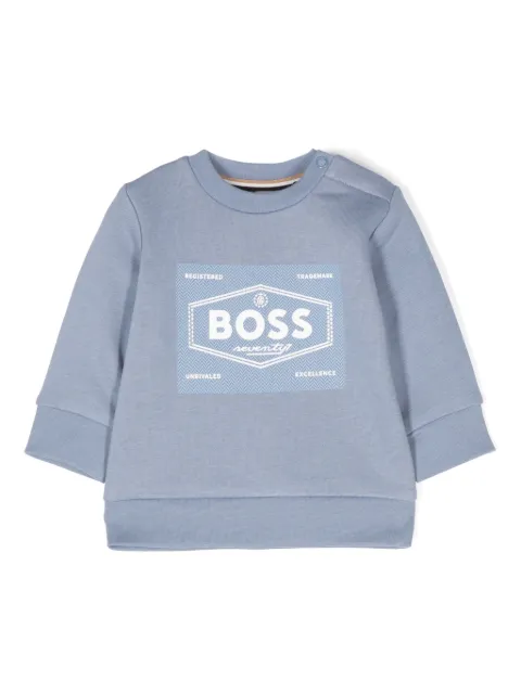 BOSS Kidswear Sweatshirt mit Logo-Print