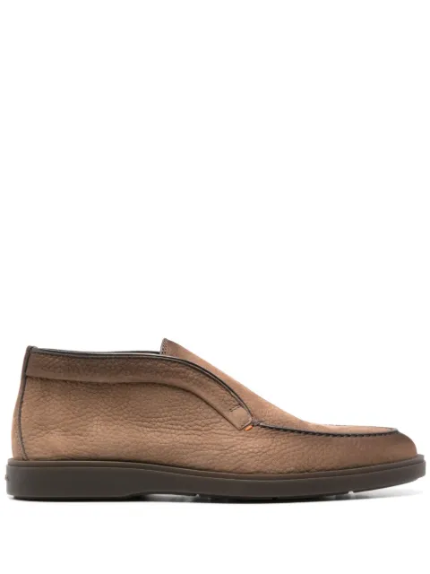 Santoni suede loafers
