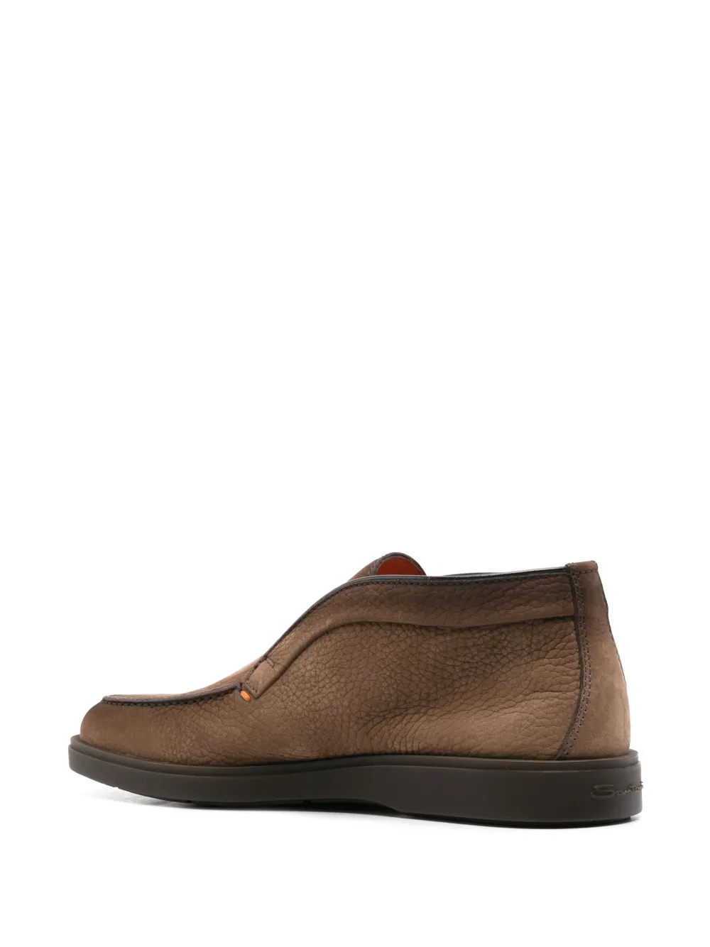 Santoni suede loafers Brown