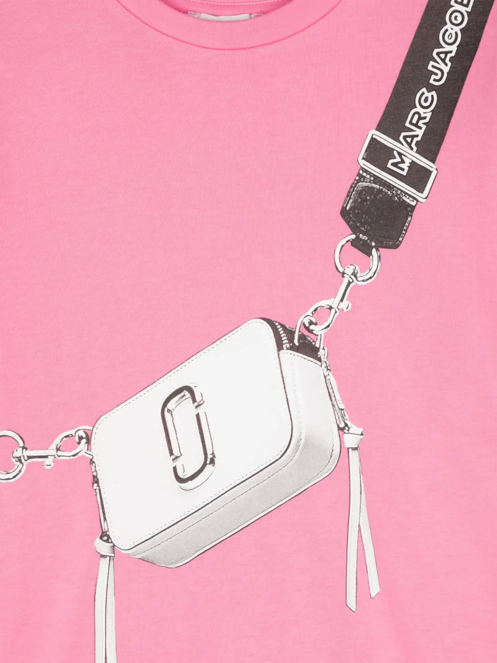 Marc Jacobs Kids Jurk met logoprint Roze
