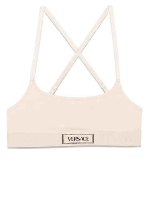 Versace brasier con banda del logo años 90