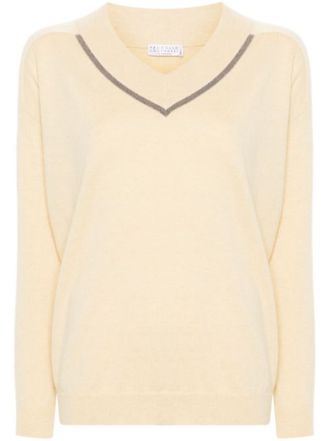 Brunello Cucinelli Monili chain-detail sweater Women