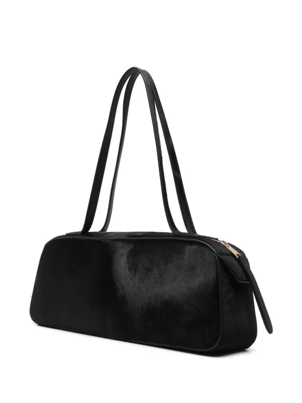 【KHAITE】シモナ ショルダーバッグ ブラックレザー Simona Shoulder Bag in Black Crackle Patent Leather – KHAITE